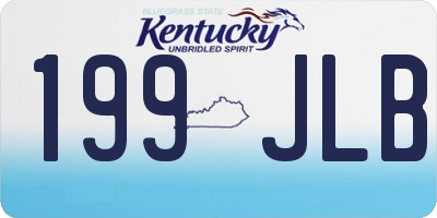 KY license plate 199JLB