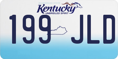 KY license plate 199JLD