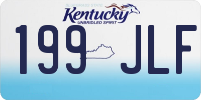 KY license plate 199JLF