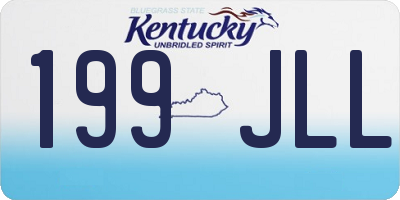 KY license plate 199JLL