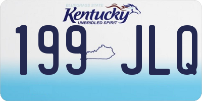KY license plate 199JLQ