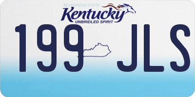 KY license plate 199JLS