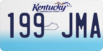 KY license plate 199JMA