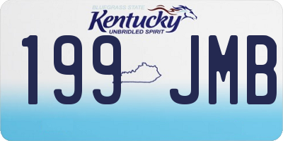 KY license plate 199JMB