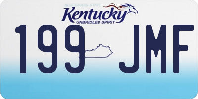 KY license plate 199JMF