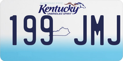 KY license plate 199JMJ