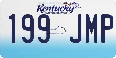 KY license plate 199JMP