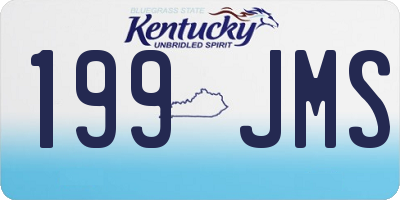 KY license plate 199JMS