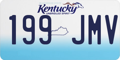 KY license plate 199JMV