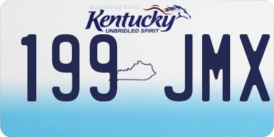 KY license plate 199JMX