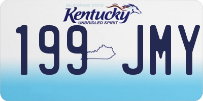 KY license plate 199JMY