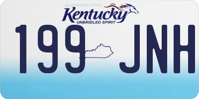 KY license plate 199JNH
