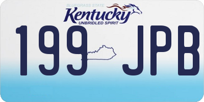 KY license plate 199JPB