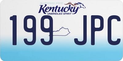 KY license plate 199JPC
