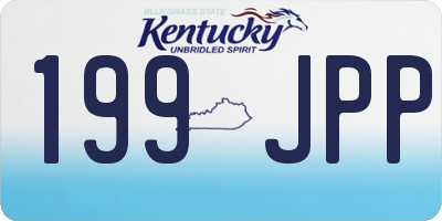 KY license plate 199JPP