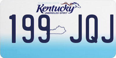 KY license plate 199JQJ