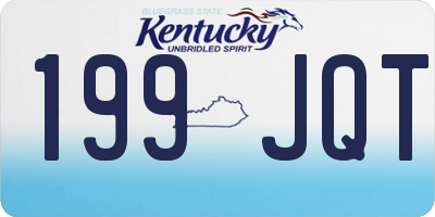 KY license plate 199JQT