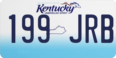KY license plate 199JRB