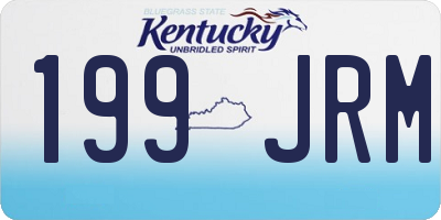 KY license plate 199JRM