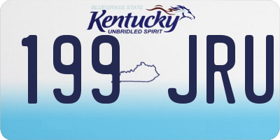 KY license plate 199JRU