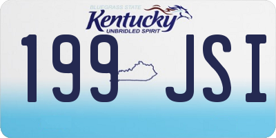KY license plate 199JSI