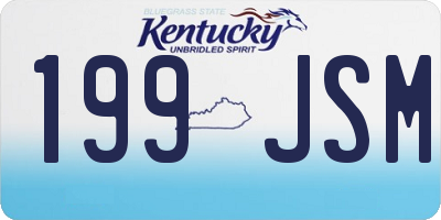KY license plate 199JSM