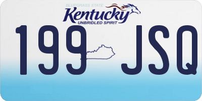 KY license plate 199JSQ