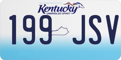 KY license plate 199JSV