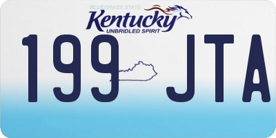 KY license plate 199JTA