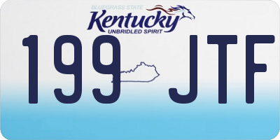 KY license plate 199JTF