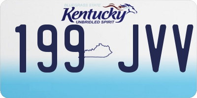 KY license plate 199JVV