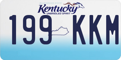 KY license plate 199KKM