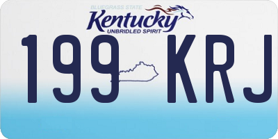 KY license plate 199KRJ