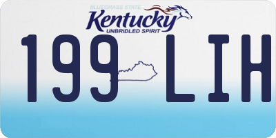 KY license plate 199LIH