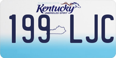KY license plate 199LJC