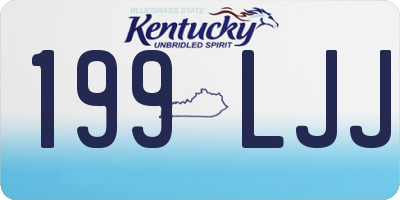 KY license plate 199LJJ