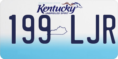 KY license plate 199LJR
