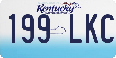 KY license plate 199LKC