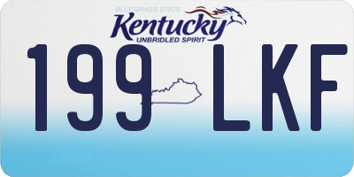 KY license plate 199LKF