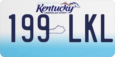 KY license plate 199LKL