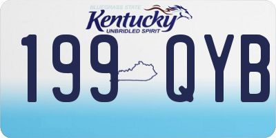 KY license plate 199QYB