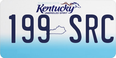 KY license plate 199SRC
