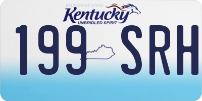 KY license plate 199SRH