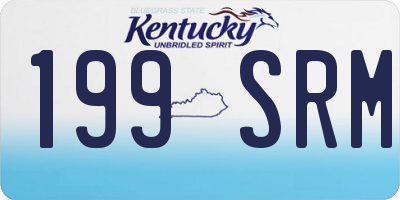KY license plate 199SRM