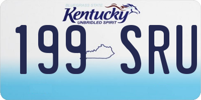 KY license plate 199SRU