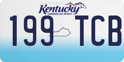 KY license plate 199TCB
