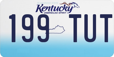 KY license plate 199TUT