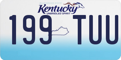 KY license plate 199TUU