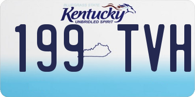 KY license plate 199TVH