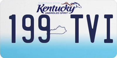 KY license plate 199TVI